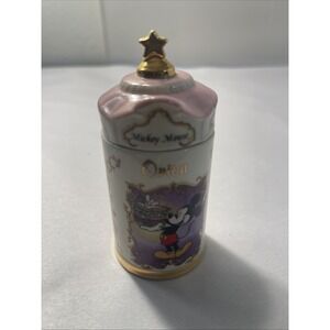 Lenox Walt Disney Spice Jar Set  Mickey Mouse Onion Jar Vintage Porcelain